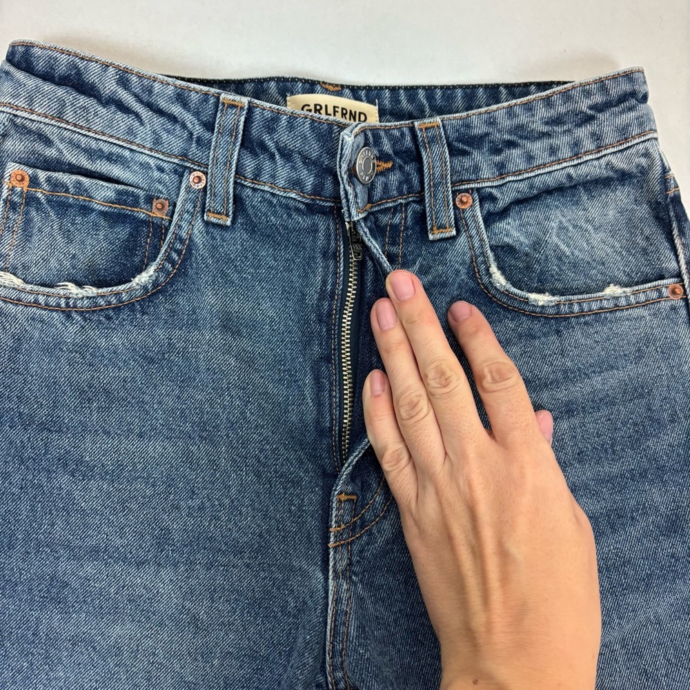 GRLFRND Melanie High Rise Boot Cut Jeans in Los Feliz Size 24 - Picture 4 of 14